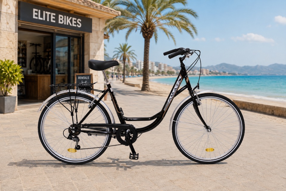 City Bike for rent in Jávea – comfortable step-through bike